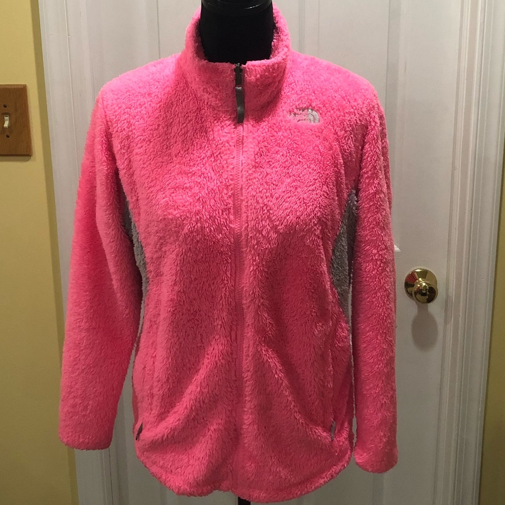 Girls XL North Face Fuzzy Jacket